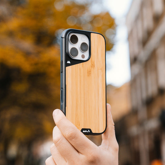 Bamboo Protective Phone Case with Camera Control Button - Limitless - US 1723