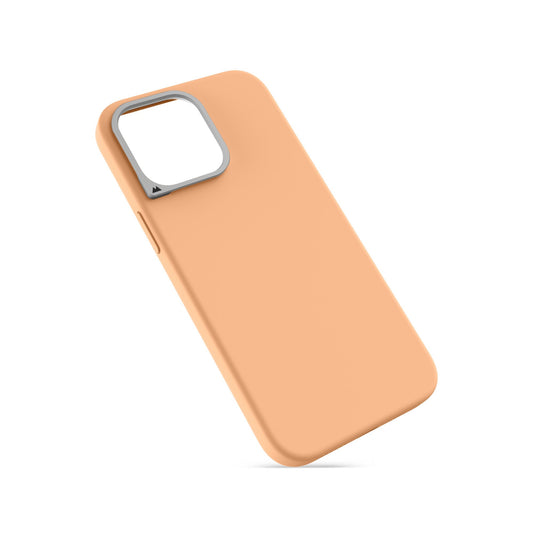 MagSafe® Compatible Apricot Silicone Phone Case - Minimalist - US 1657
