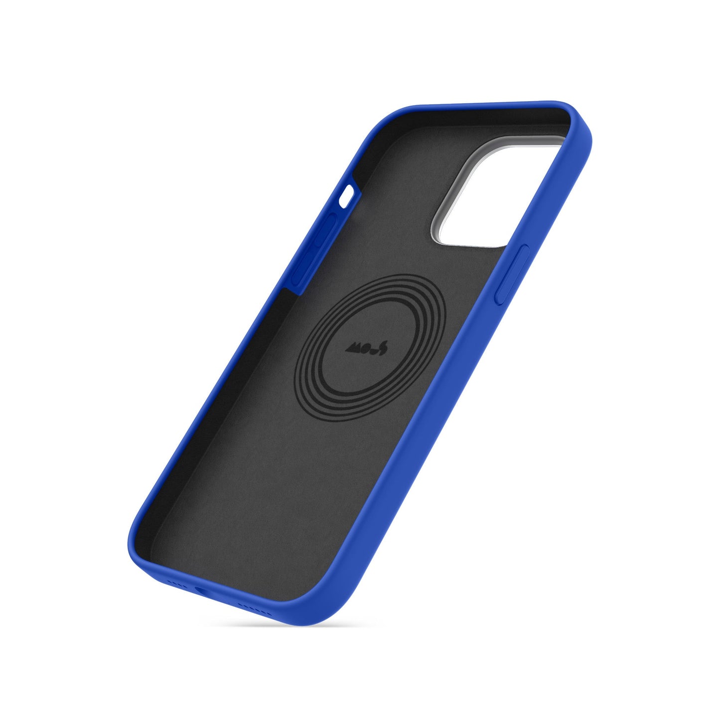 MagSafe® Compatible Cobalt Silicone Phone Case - Minimalist - US 7716