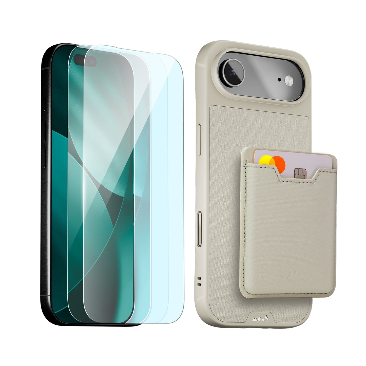 Stone Protective Case, Screen Protector and Card Wallet - Apple Starter Kit - US 2288