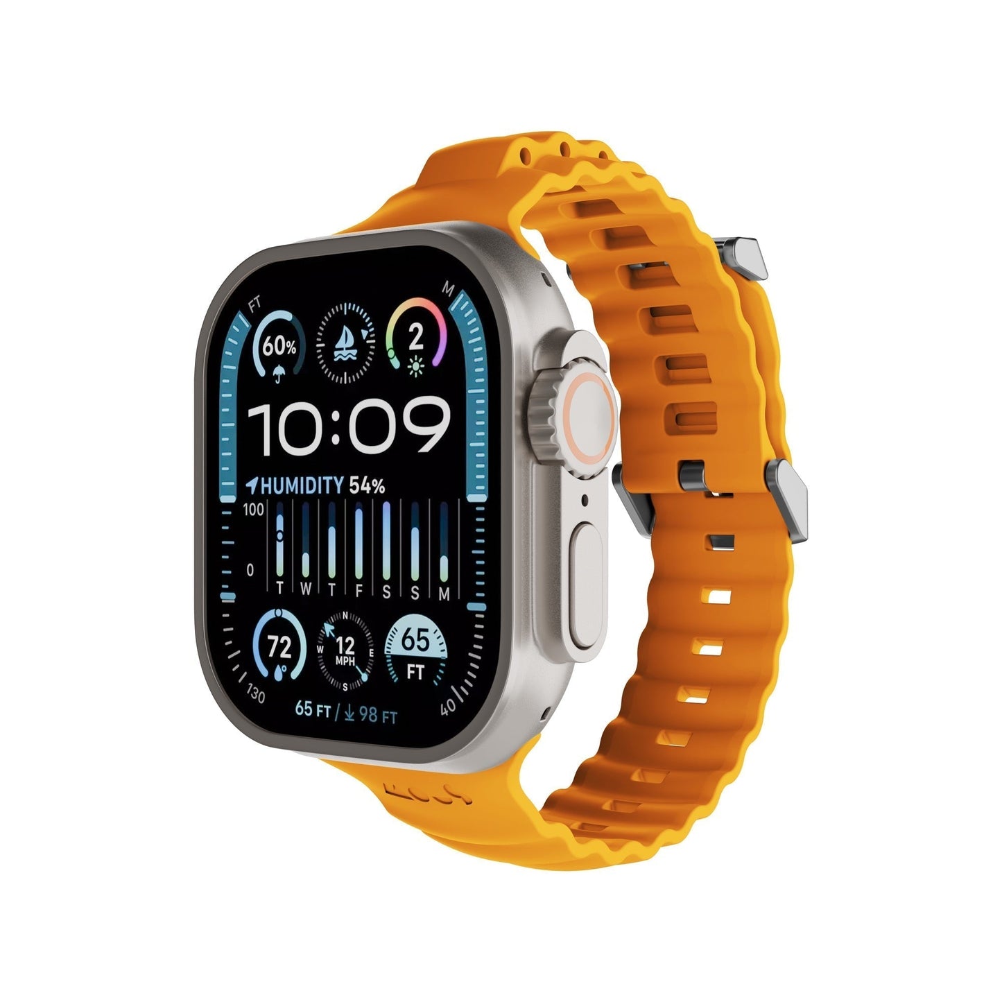Tiger Orange Active Strap - US 6045