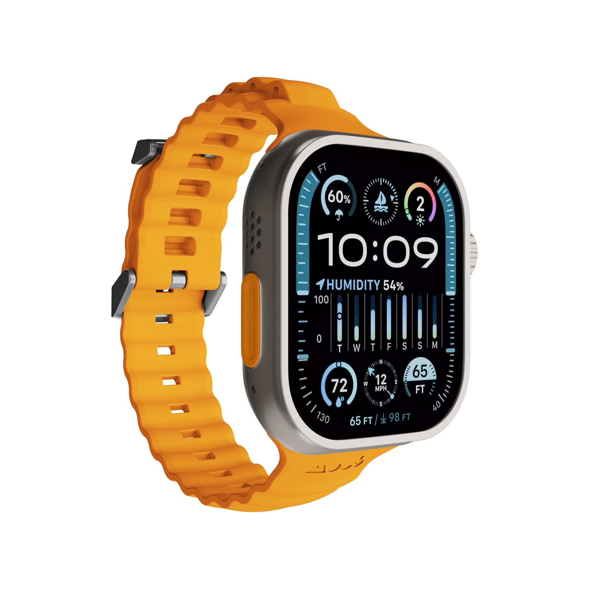 Tiger Orange Active Strap - US 6045