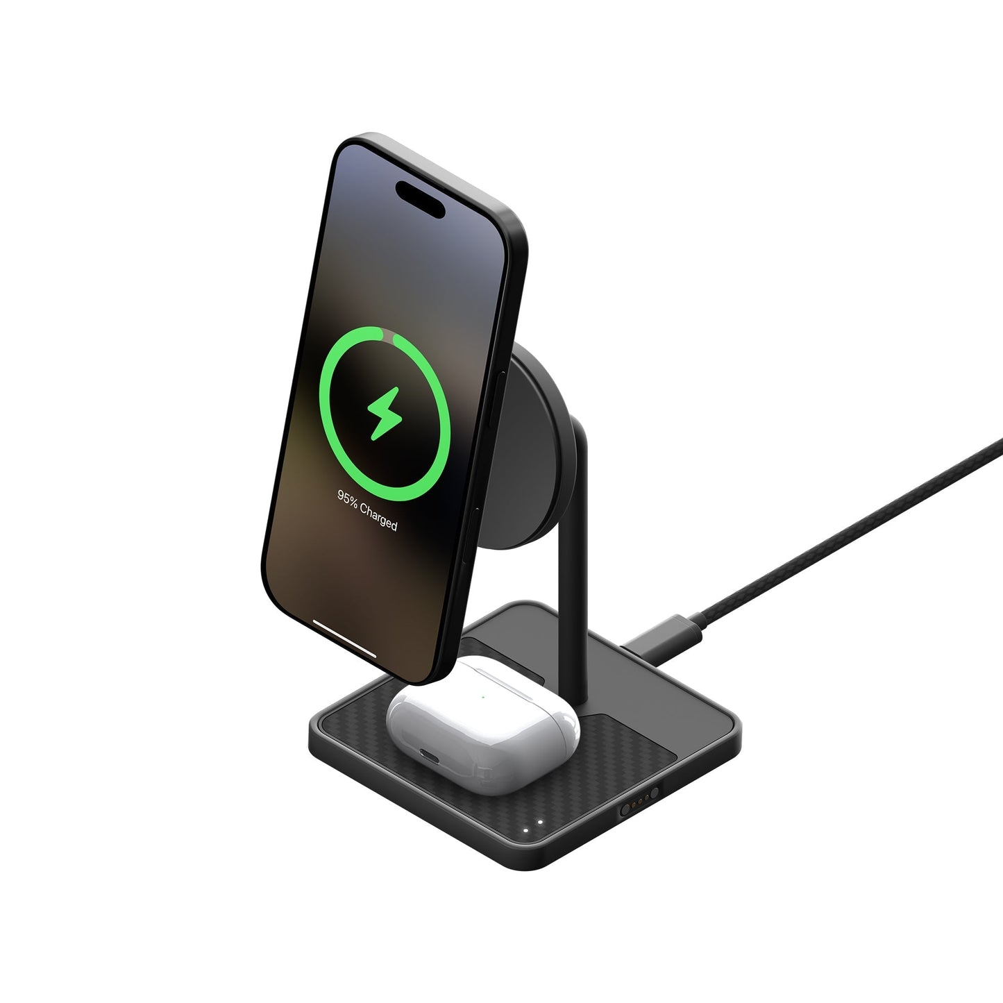 Wireless Charging Stand - Aramid Fibre - US 8406