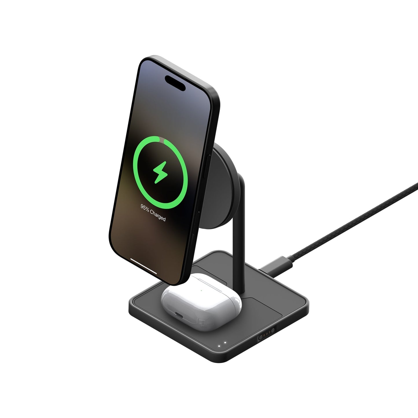 Wireless Charging Stand - Matte Black - US 1538