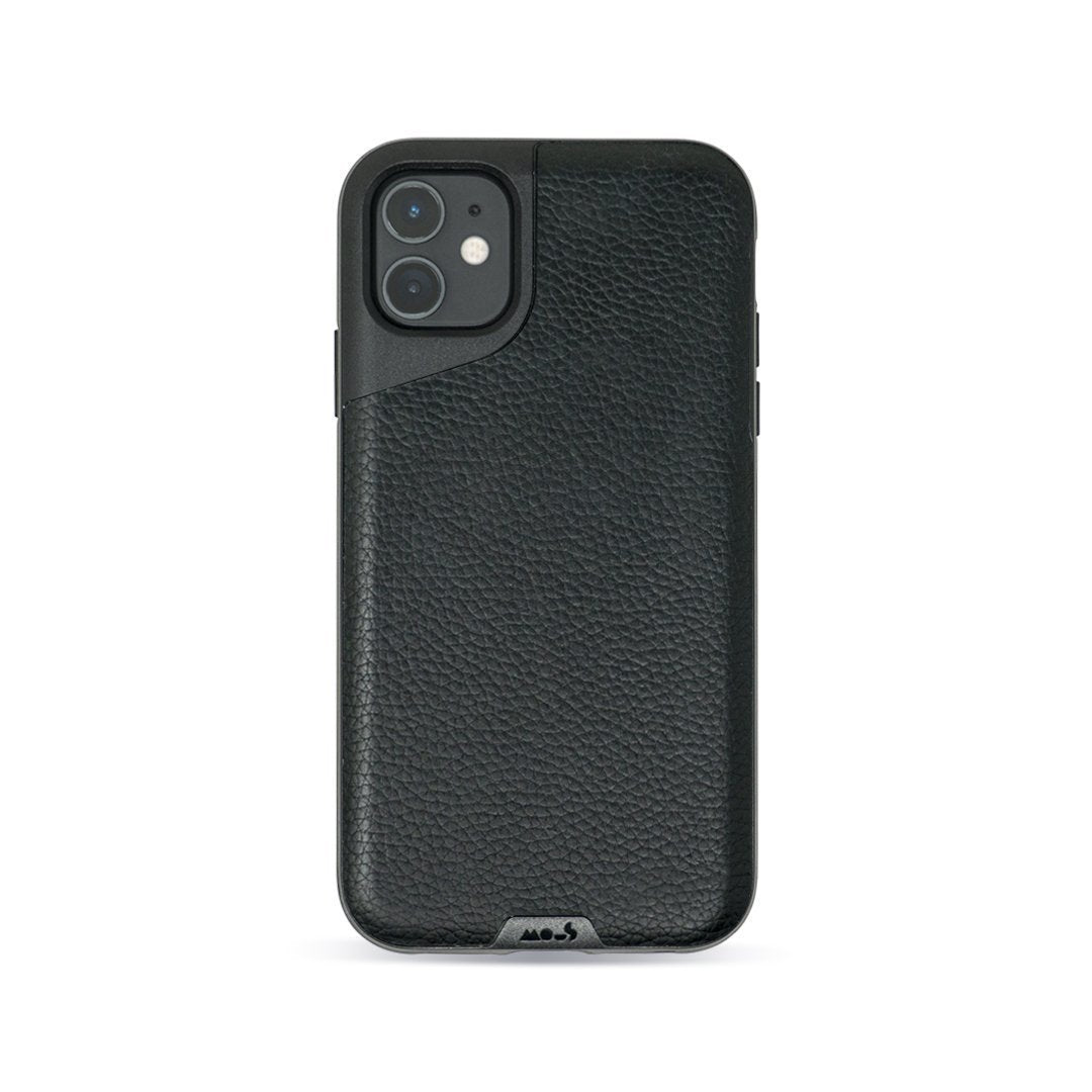 Black Leather Phone Case - Contour - US 5433