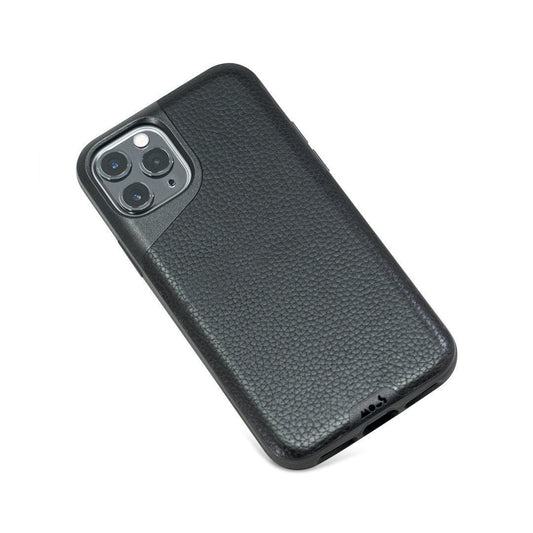 Black Leather Phone Case - Contour - US 5433