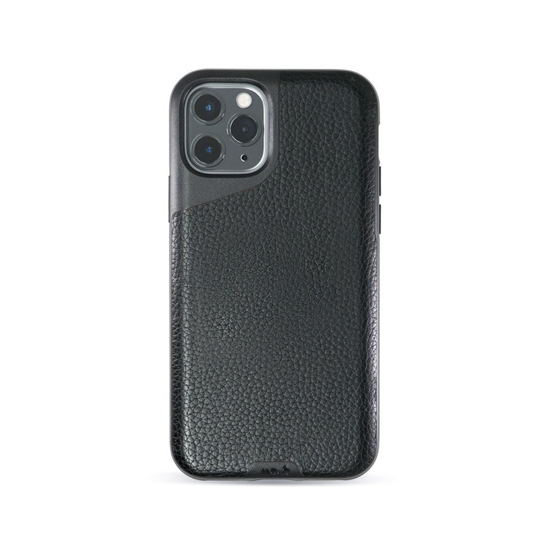 Black Leather Phone Case - Contour - US 5433