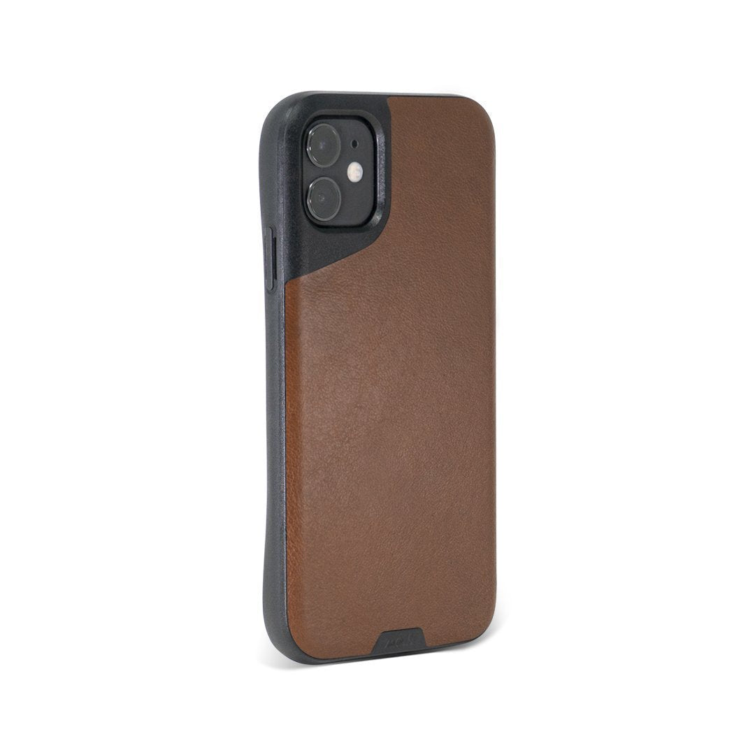 Brown Leather Phone Case - Contour - US 4169