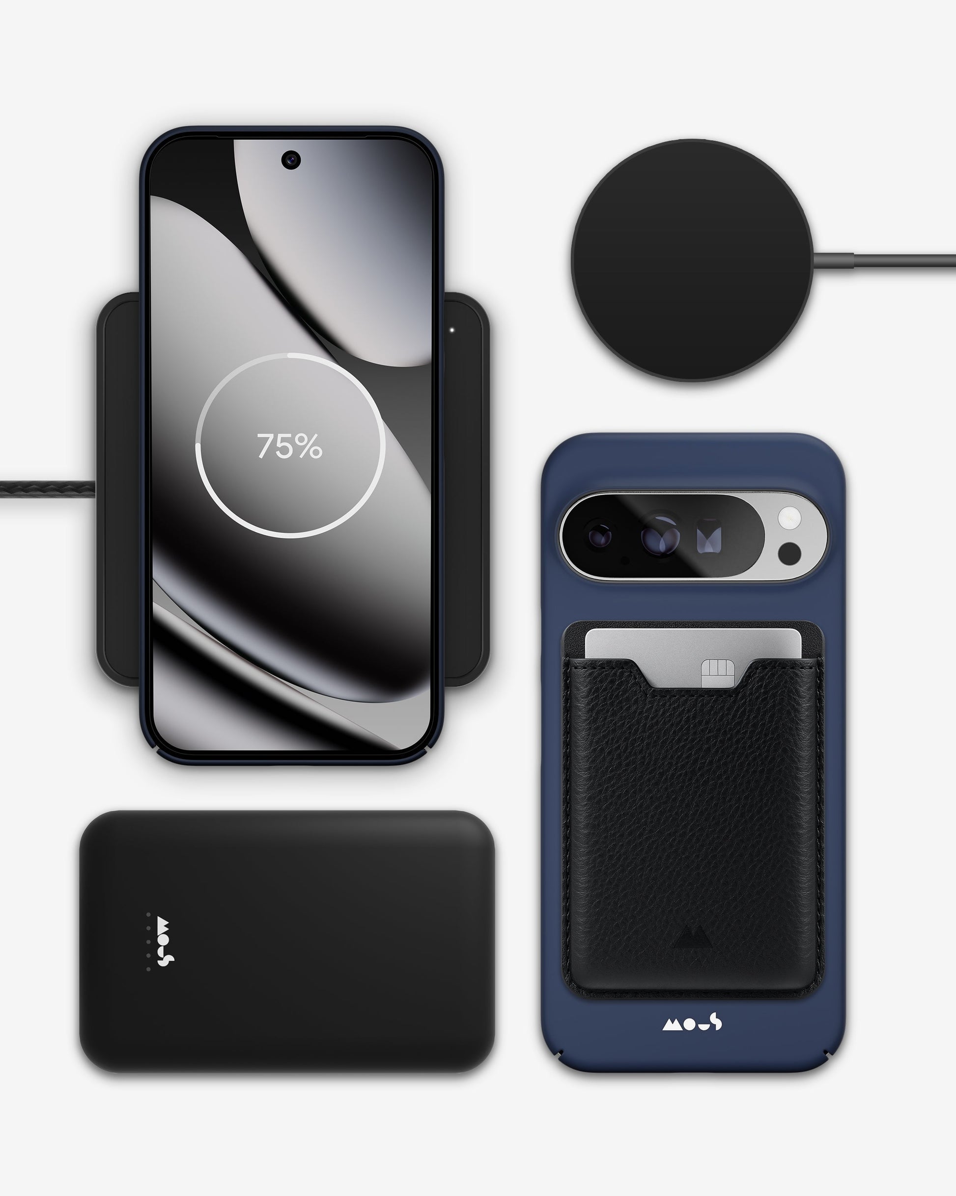 Charcoal Blue Lightweight Phone Case - Super Thin - US 6509