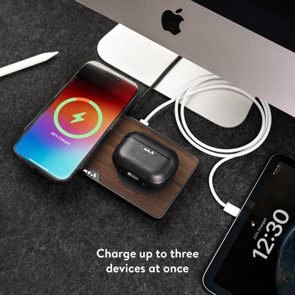 Walnut Wireless Charging Station - US 5940