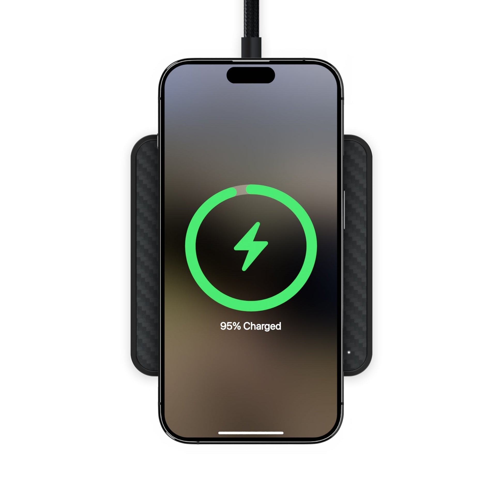 Aramid Fibre Wireless Charging Pad - US 9037