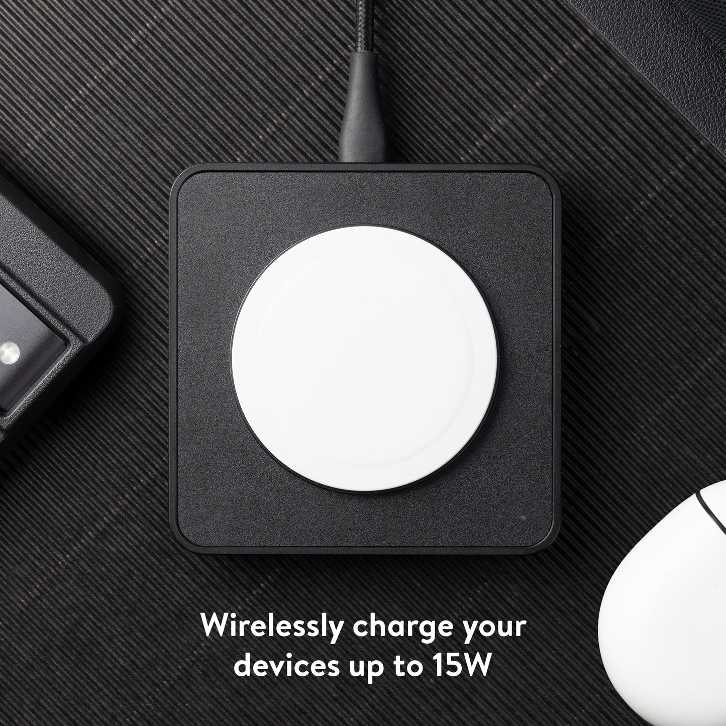 Matte Black Wireless Charging Pad - US 5162