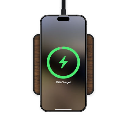 Walnut Wireless Charging Pad - US 6697