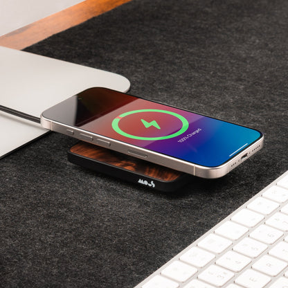 Walnut Wireless Charging Pad - US 6697