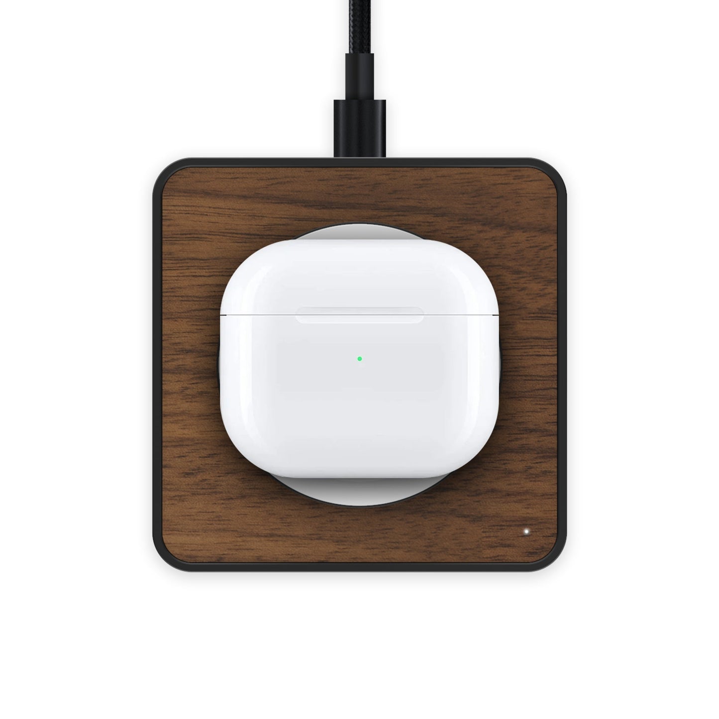 Walnut Wireless Charging Pad - US 6697
