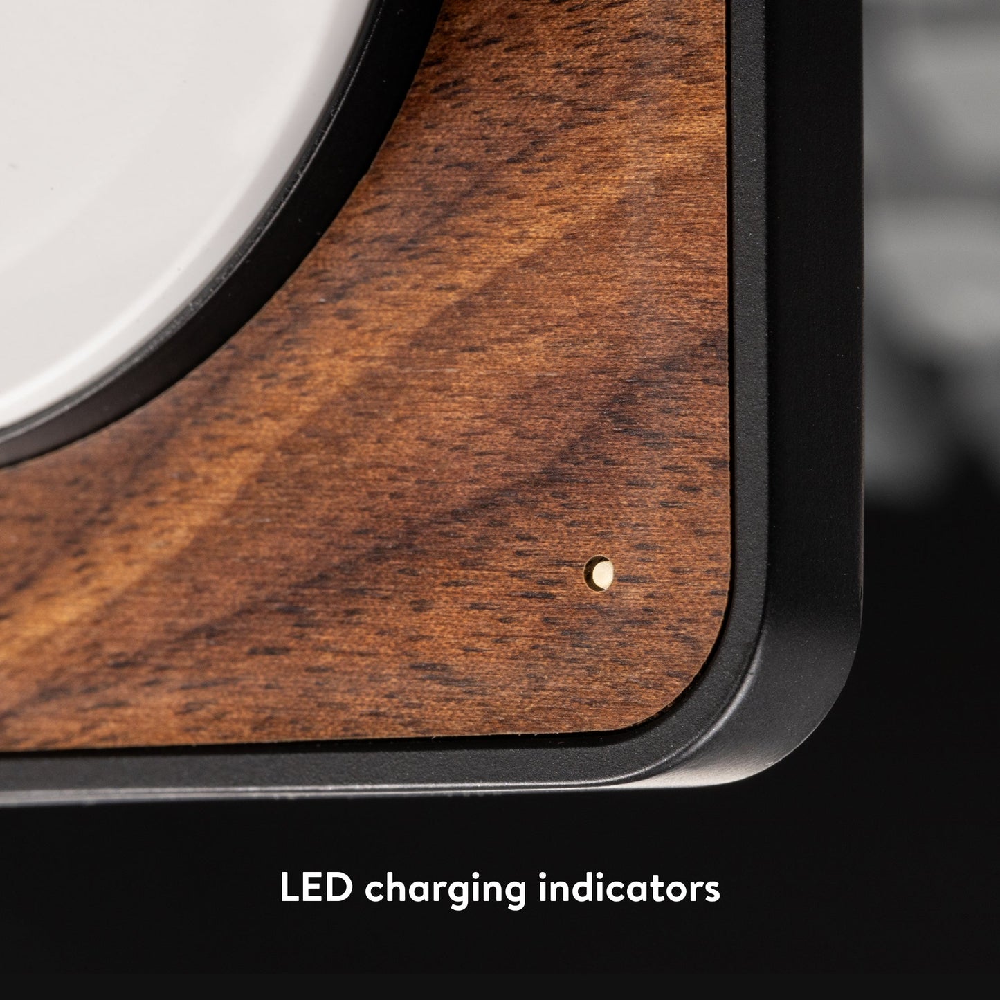 Walnut Wireless Charging Pad - US 6697