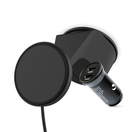 Wireless Charging Suction Mount With Car Adaptor - US 9652