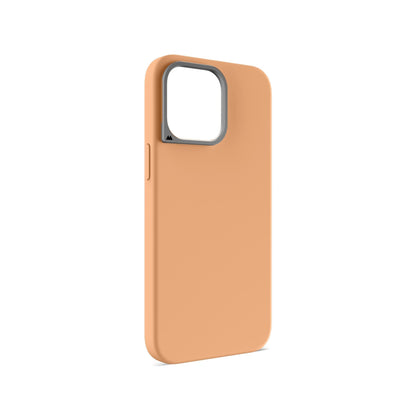 MagSafe® Compatible Apricot Silicone Phone Case - Minimalist - US 1657