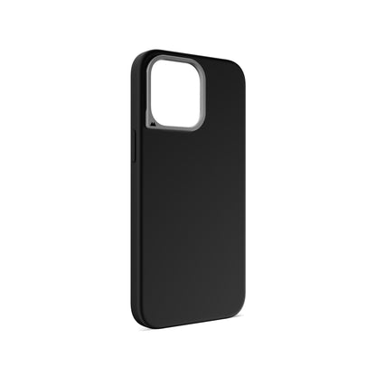 MagSafe® Compatible Black Silicone Phone Case - Minimalist - US 1724
