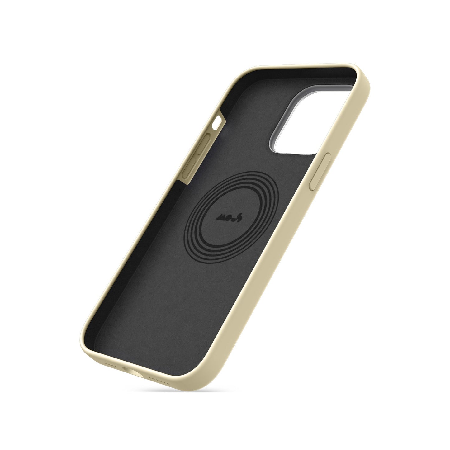 MagSafe® Compatible Ivory Silicone Phone Case - Minimalist - US 9808