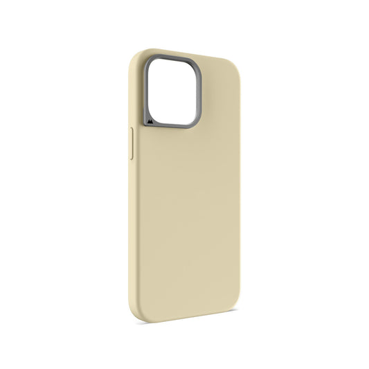 MagSafe® Compatible Ivory Silicone Phone Case - Minimalist - US 9808