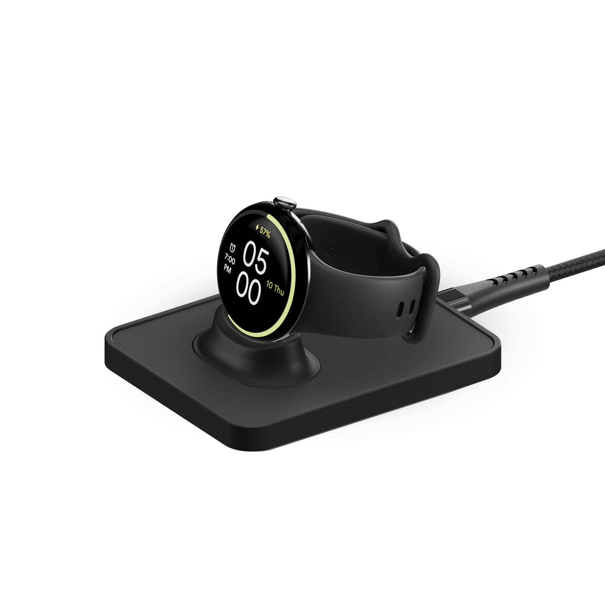 Wireless Pixel Watch Charger  - Matte Black - US 6344