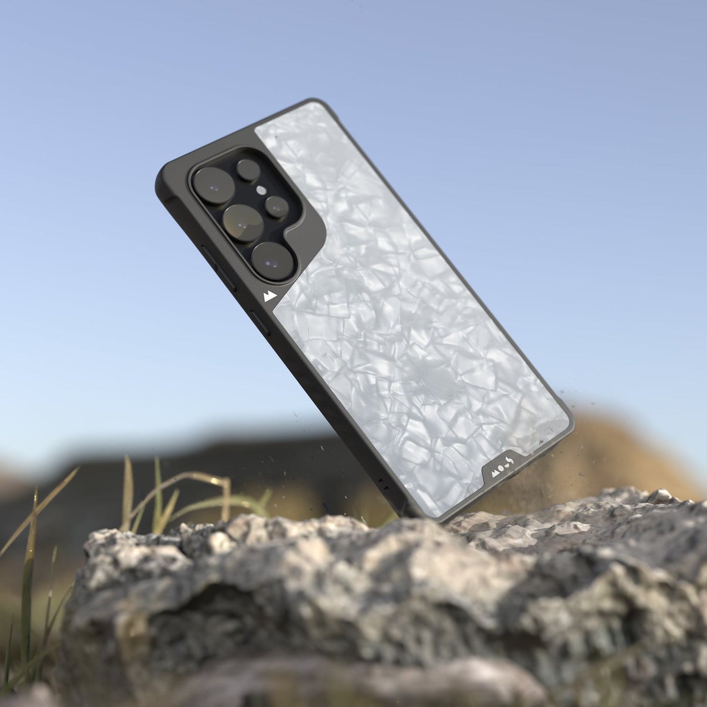 Silver Pearl Protective Phone Case - Limitless - US 8134
