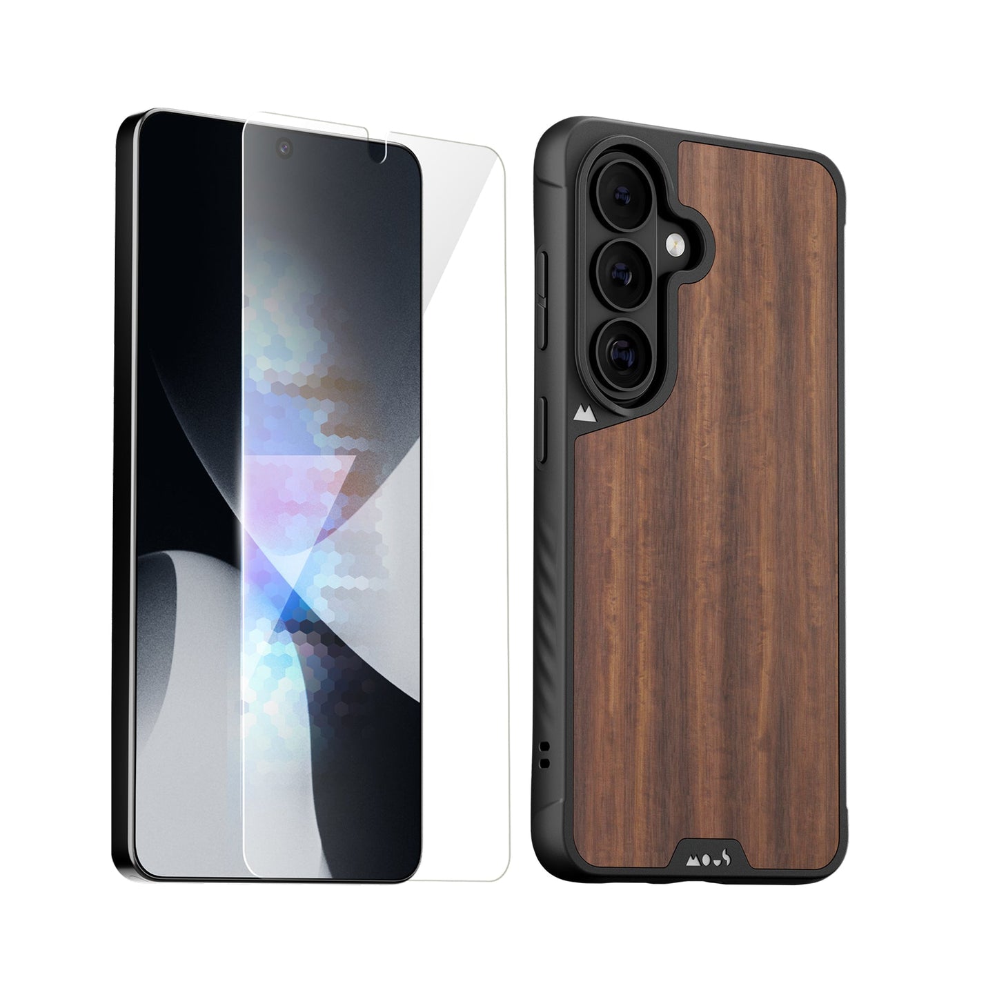 Walnut Protective Case and Screen Protector - Samsung Essentials Kit - US 1027