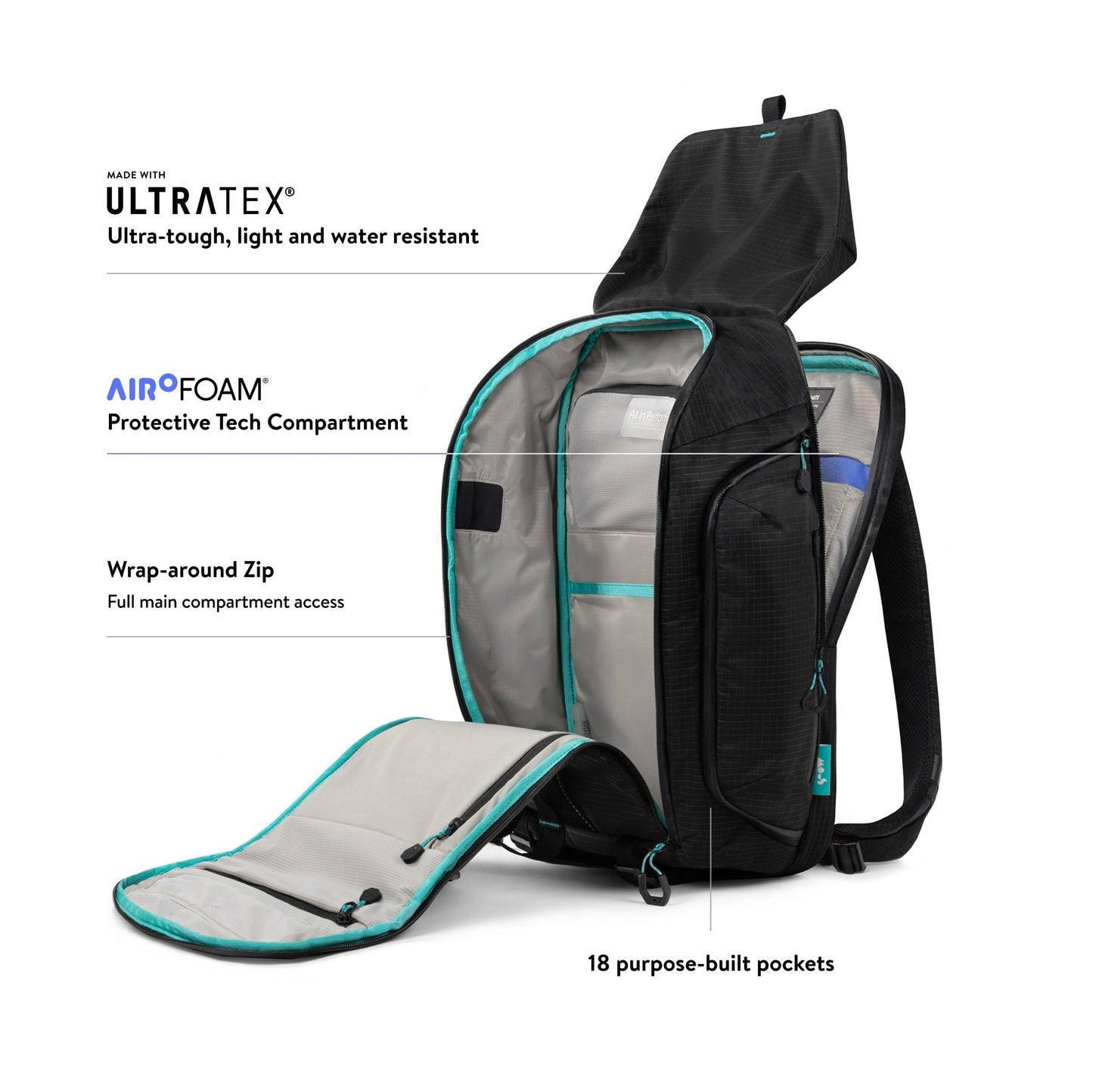 Protective Lid Backpack with UltraTex® - Optimal x Mercedes-AMG F1 Team - US 6247