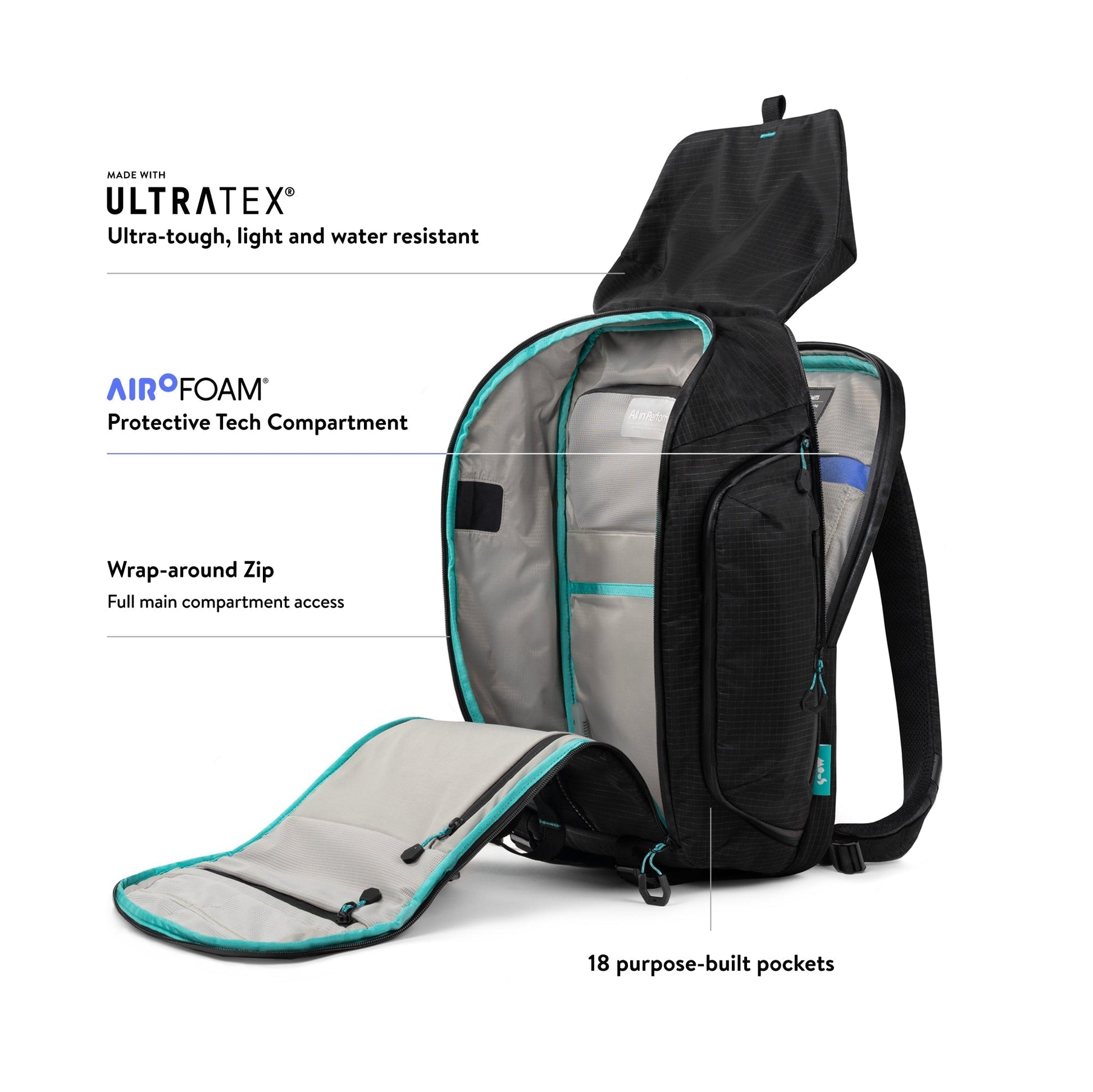 Protective Lid Backpack with UltraTex® - Optimal x Mercedes-AMG F1 Team - US 6247