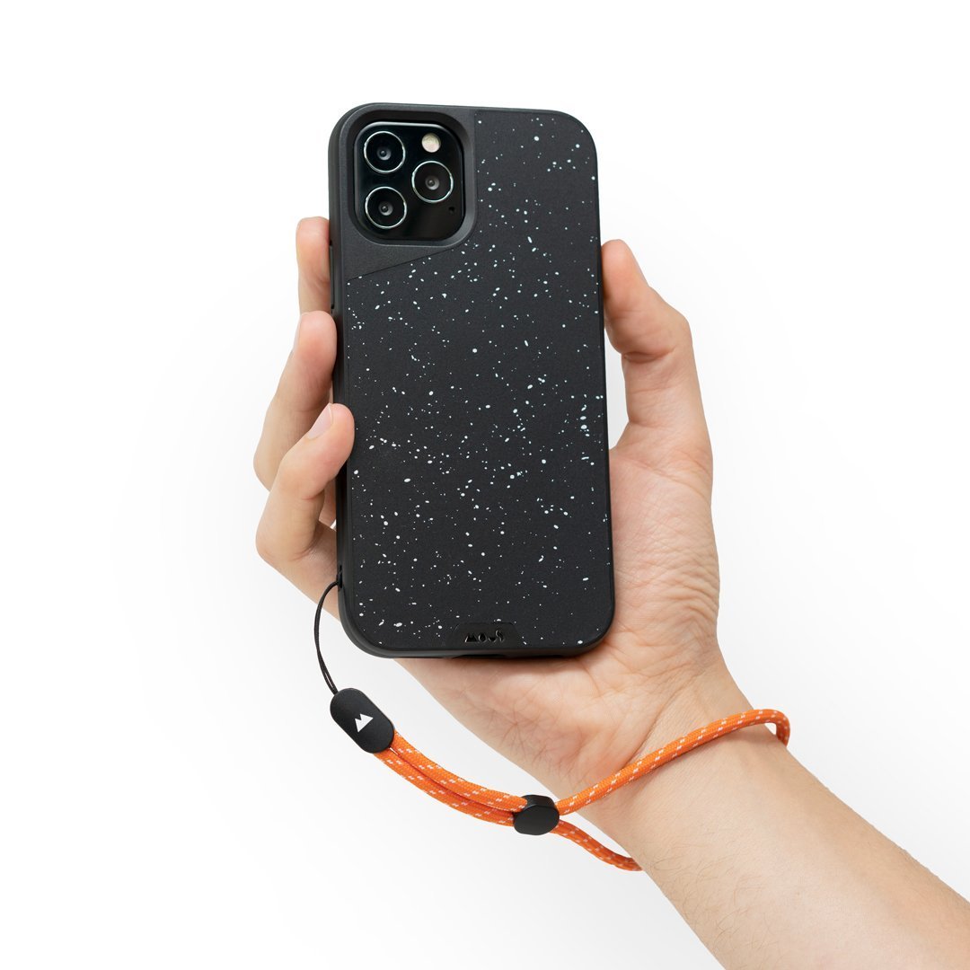 Orange & White Wrist Strap - US 6864