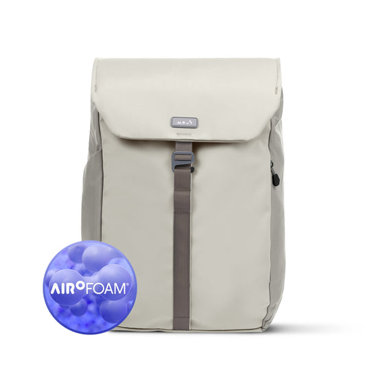 Flap Backpack with AiroFoam® - Stone - US 4062