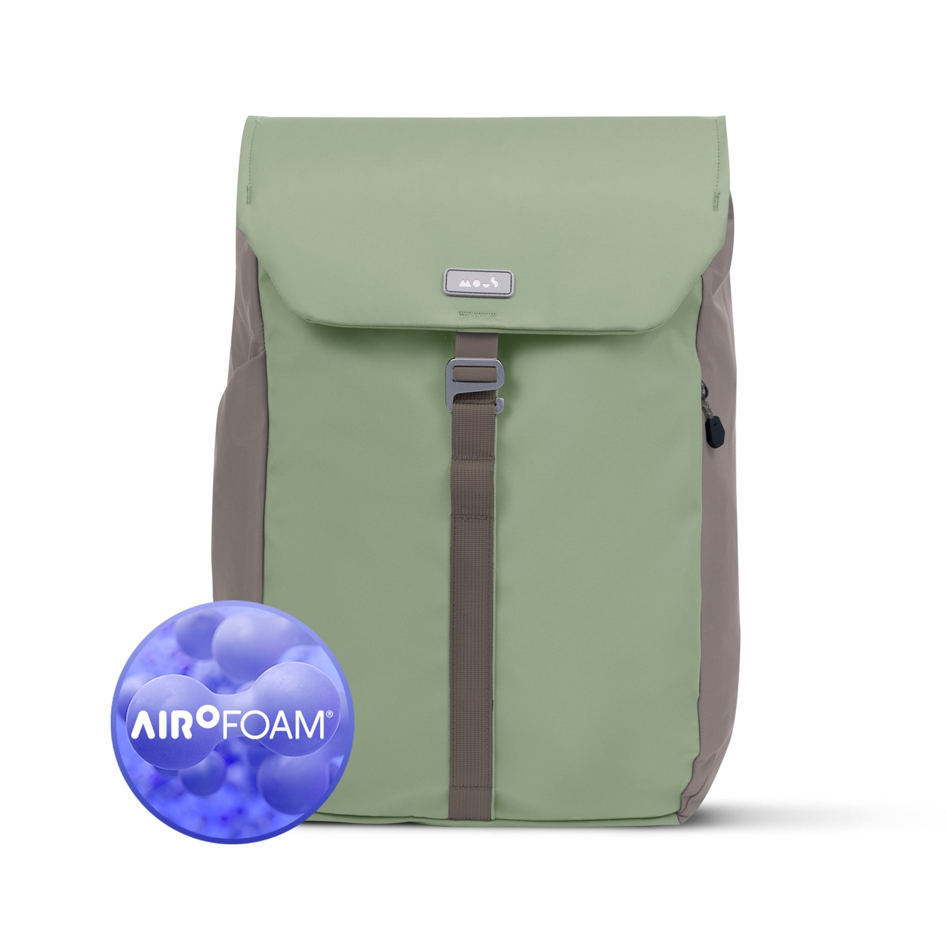 Flap Backpack with AiroFoam® - Sage - US 4462