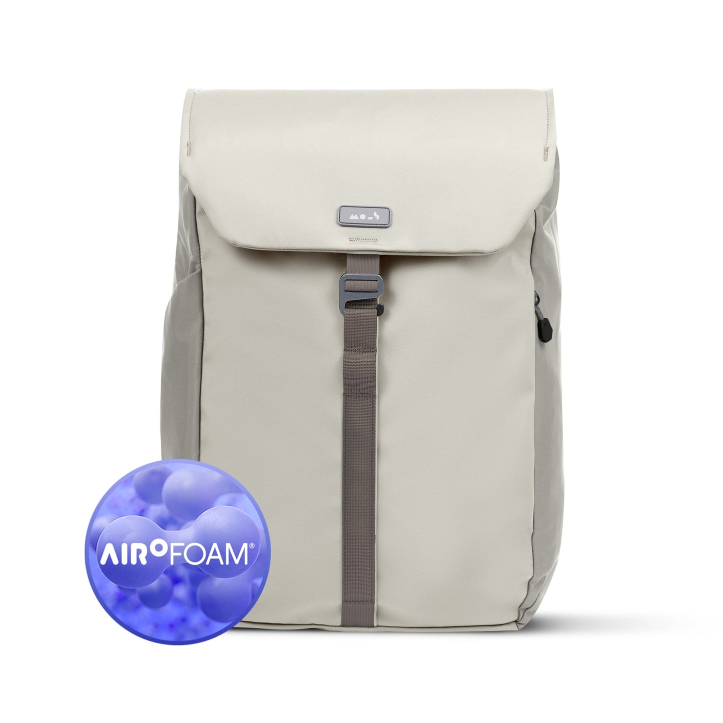 Flap Backpack with AiroFoam® - Stone - US 4062