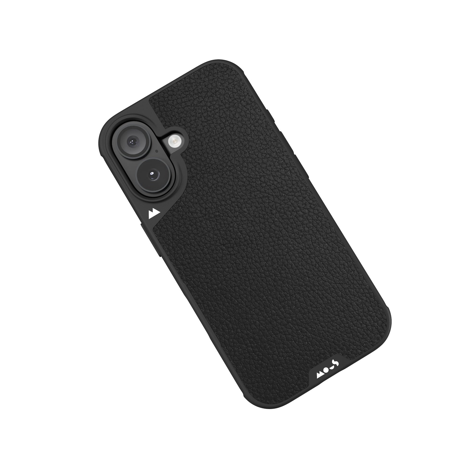 Black Leather Protective Phone Case with Camera Control Button - Limitless - US 5800