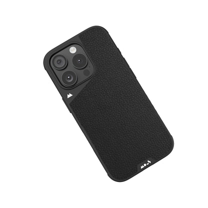 Black Leather Protective Phone Case with Camera Control Button - Limitless - US 5800