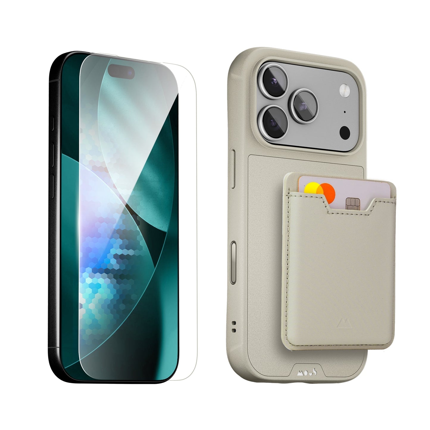 Stone Protective Case, Screen Protector and Card Wallet - Apple Starter Kit - US 2288