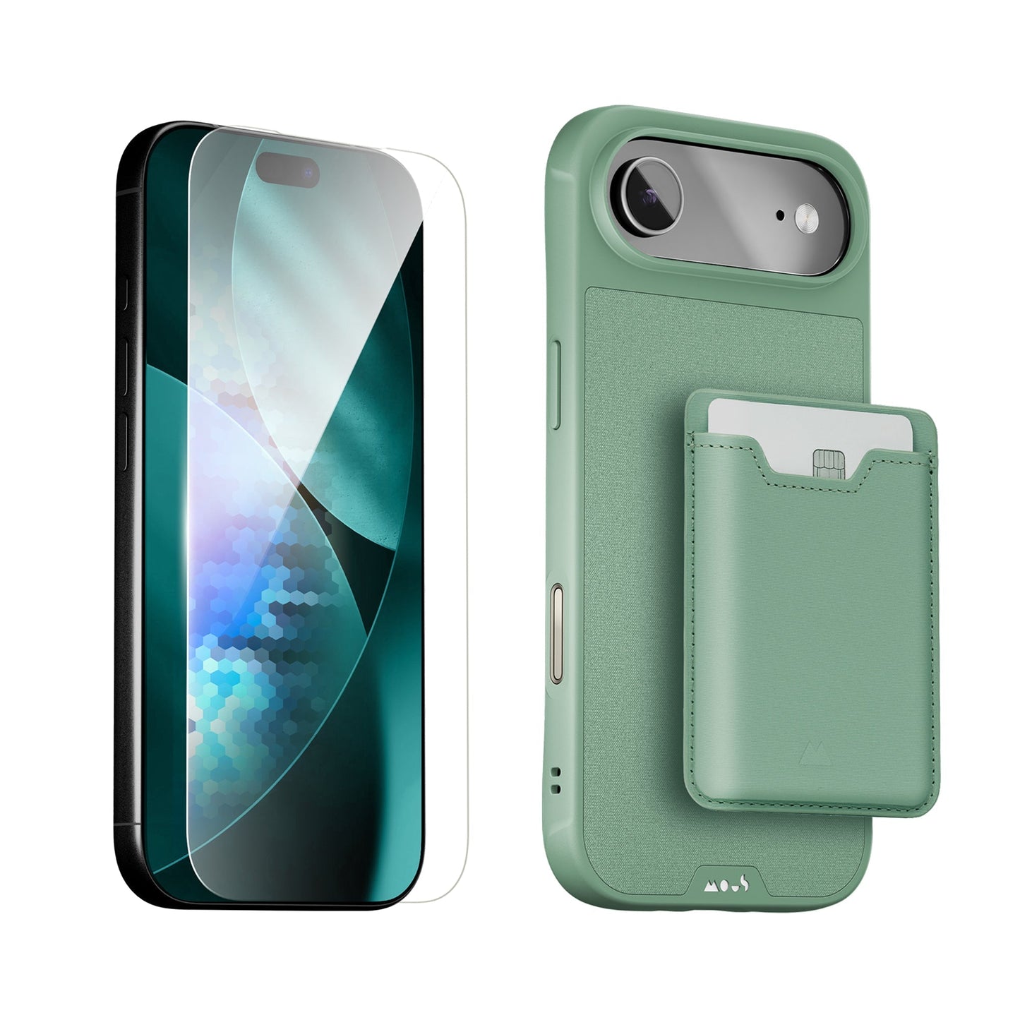 Sage Protective Case, Screen Protector and Card Wallet - Apple Starter Kit - US 2751