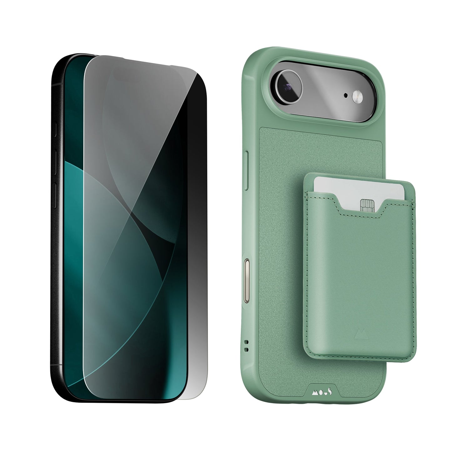 Sage Protective Case, Screen Protector and Card Wallet - Apple Starter Kit - US 2751