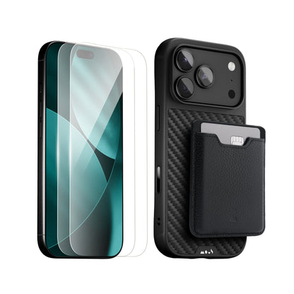 Aramid Fibre Protective Case, Screen Protector and Card Wallet - Apple Starter Kit - US 1276