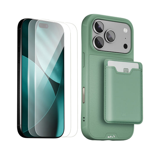 Sage Protective Case, Screen Protector and Card Wallet - Apple Starter Kit - US 2751