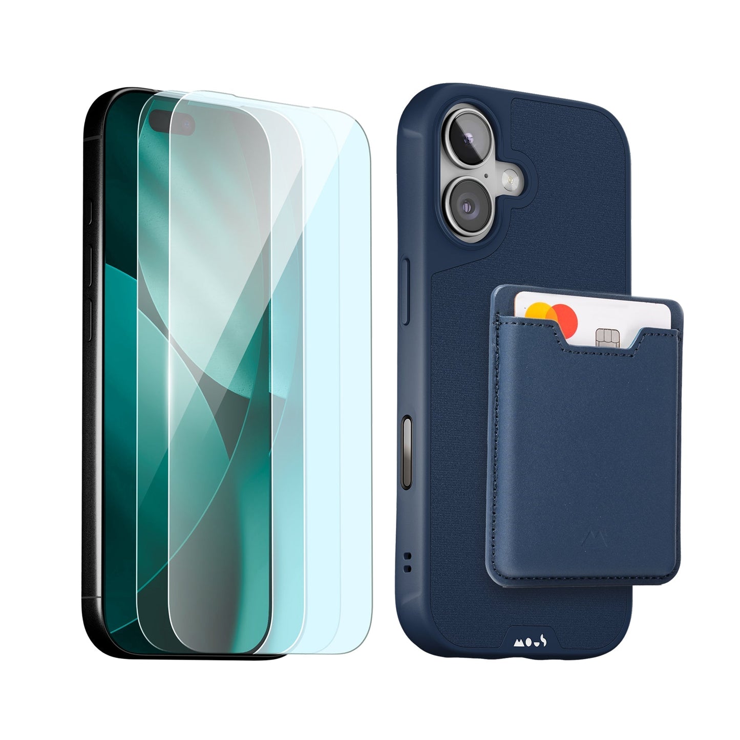 Marine Protective Case, Screen Protector and Card Wallet - Apple Starter Kit - US 3475