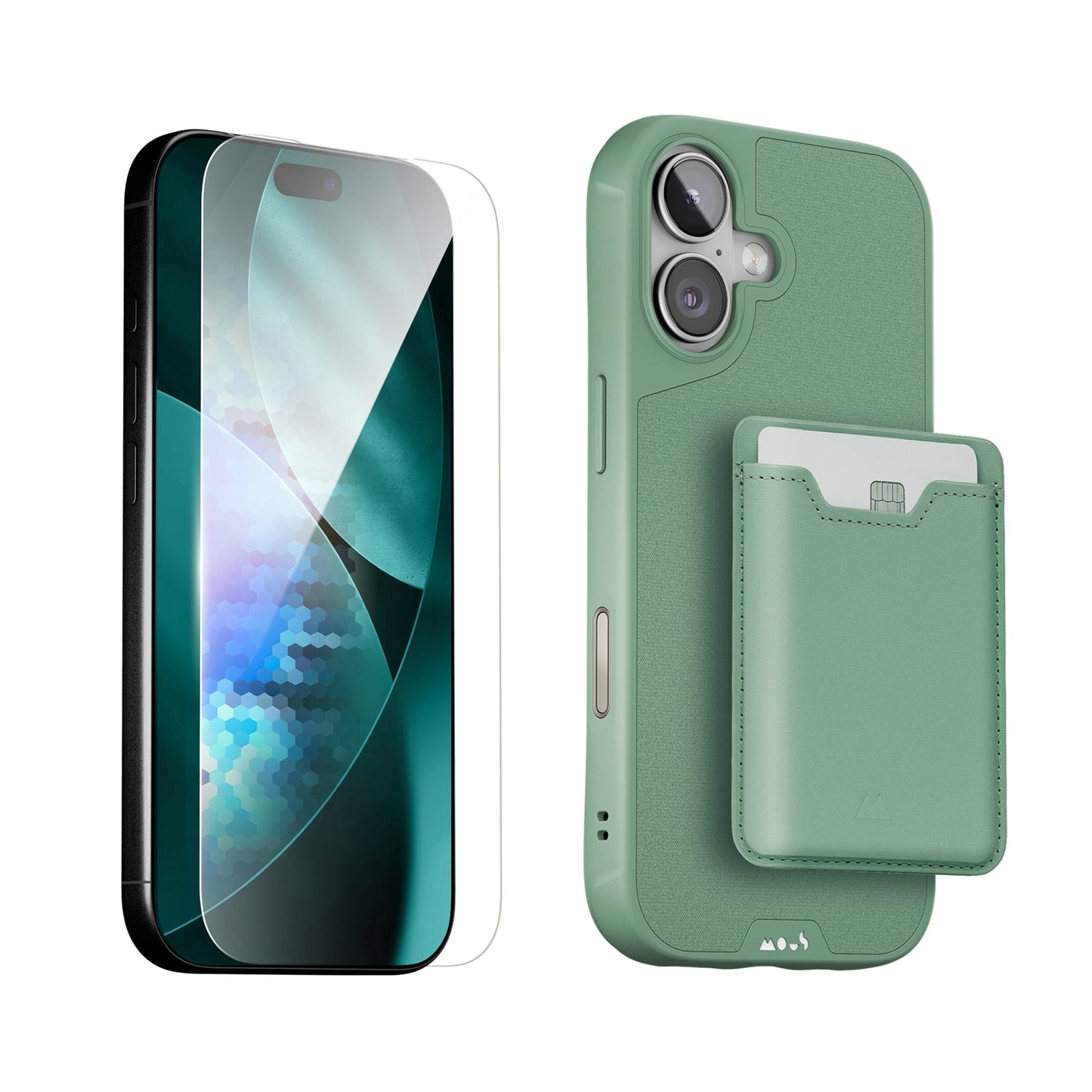 Sage Protective Case, Screen Protector and Card Wallet - Apple Starter Kit - US 2751