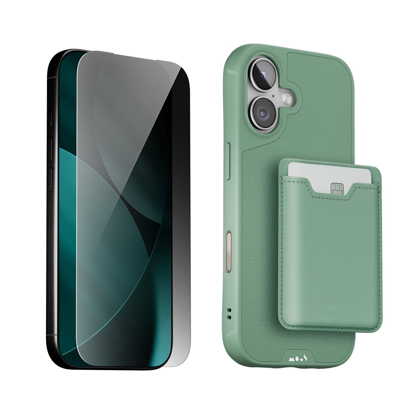 Sage Protective Case, Screen Protector and Card Wallet - Apple Starter Kit - US 2751